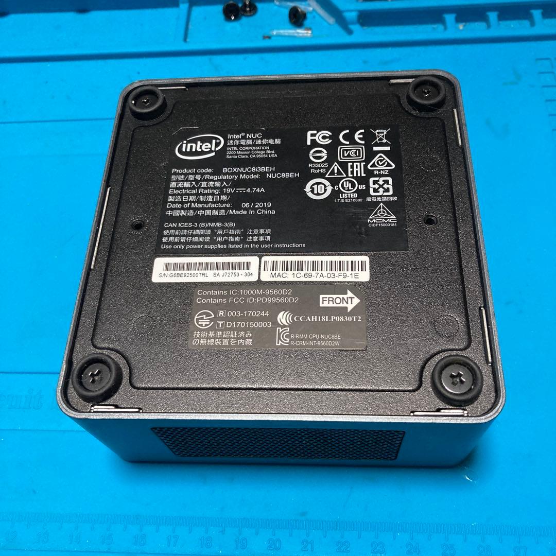 《準美品》miniPC intel NUC8 Core i3　Win11最新版