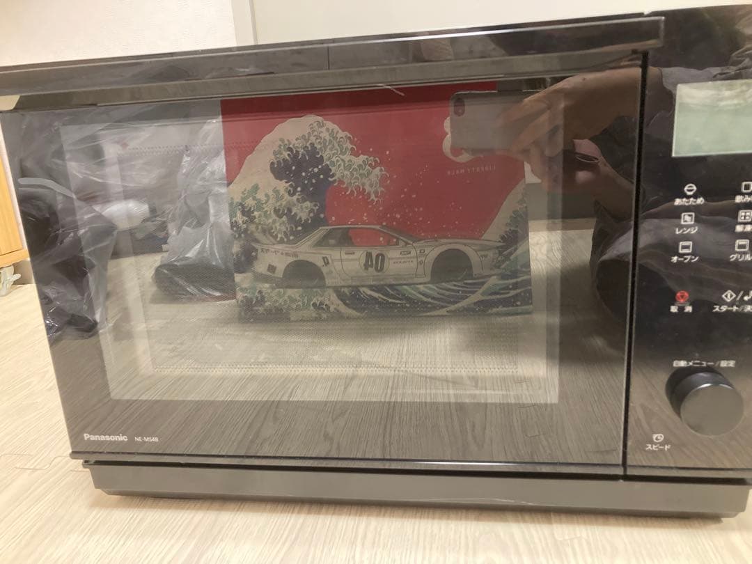 【美品】Panasonic 電子レンジ NE-MS4B-K