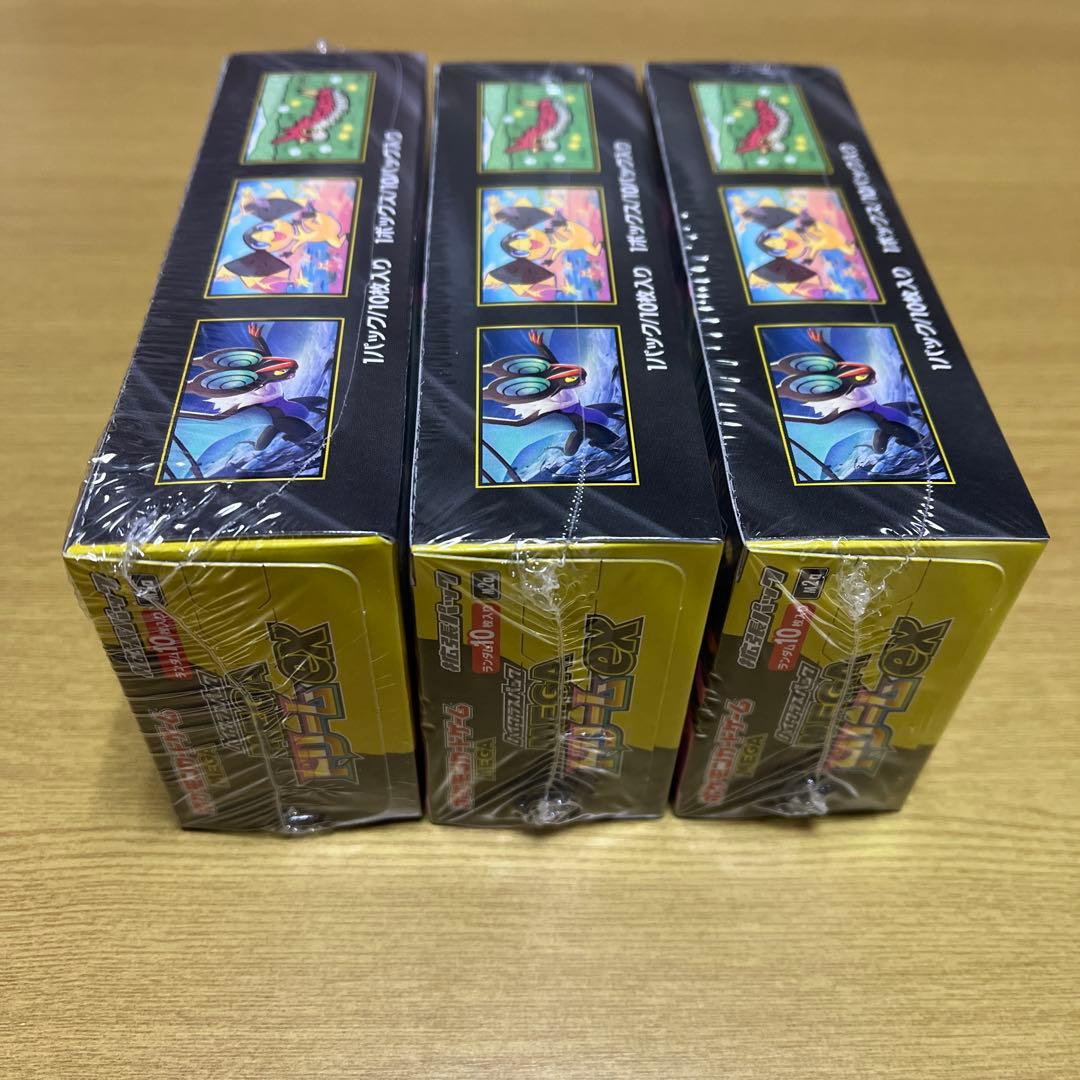 ポケモンカード　MEGA ドリームexシュリンク付き　新品未開封品　3BOX