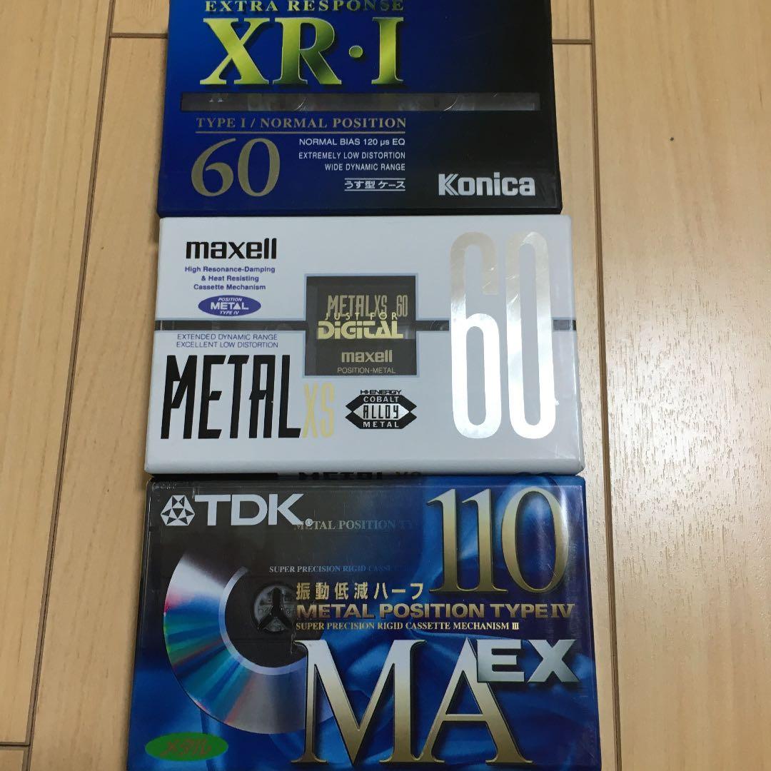 カセットテープ  KONICA XR1-60他3本セット