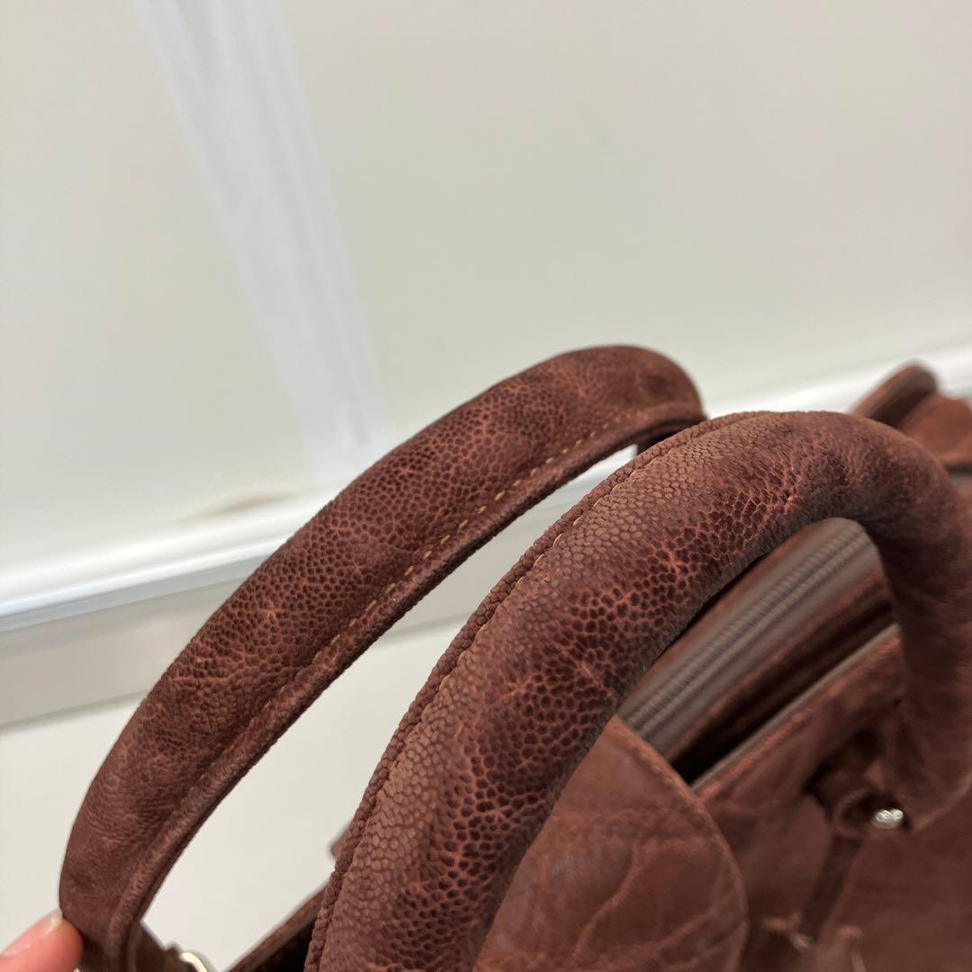 ハンドバッグ ビジネスバッグ ボストンバッグ レザー 象革 エレファント