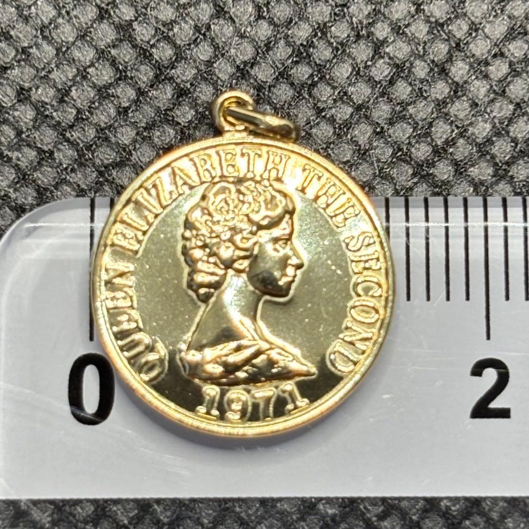 K18  モチーフ ペンダント トップ 18金 PH ゴールド 15mm