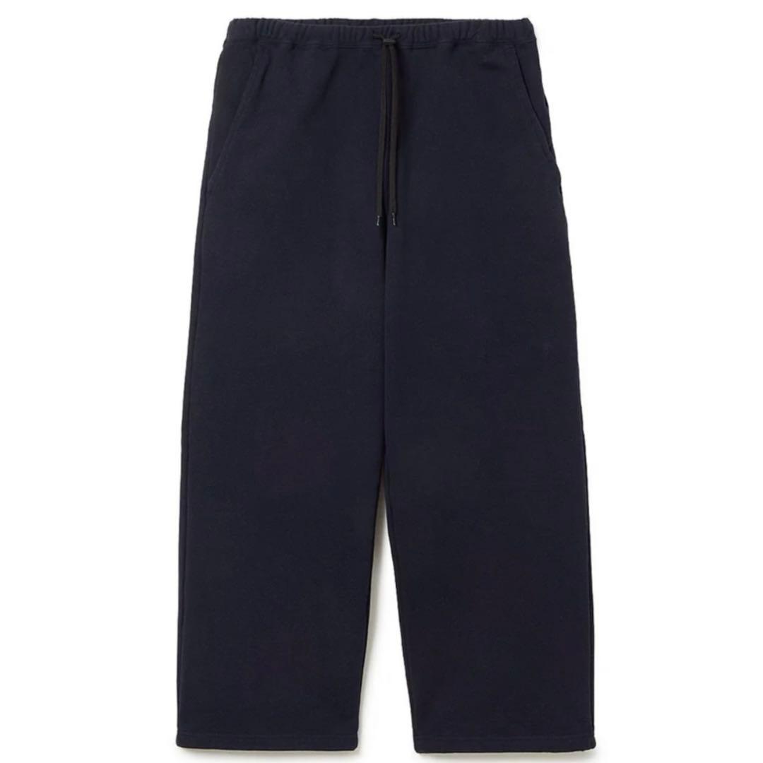 nante COTTON SWEAT WIDE PANTS NAVY Sサイズ