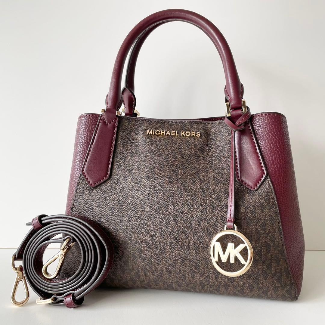 【ほぼ新品】MICHAEL KORS 2way ハンドバッグ サッチェル MK