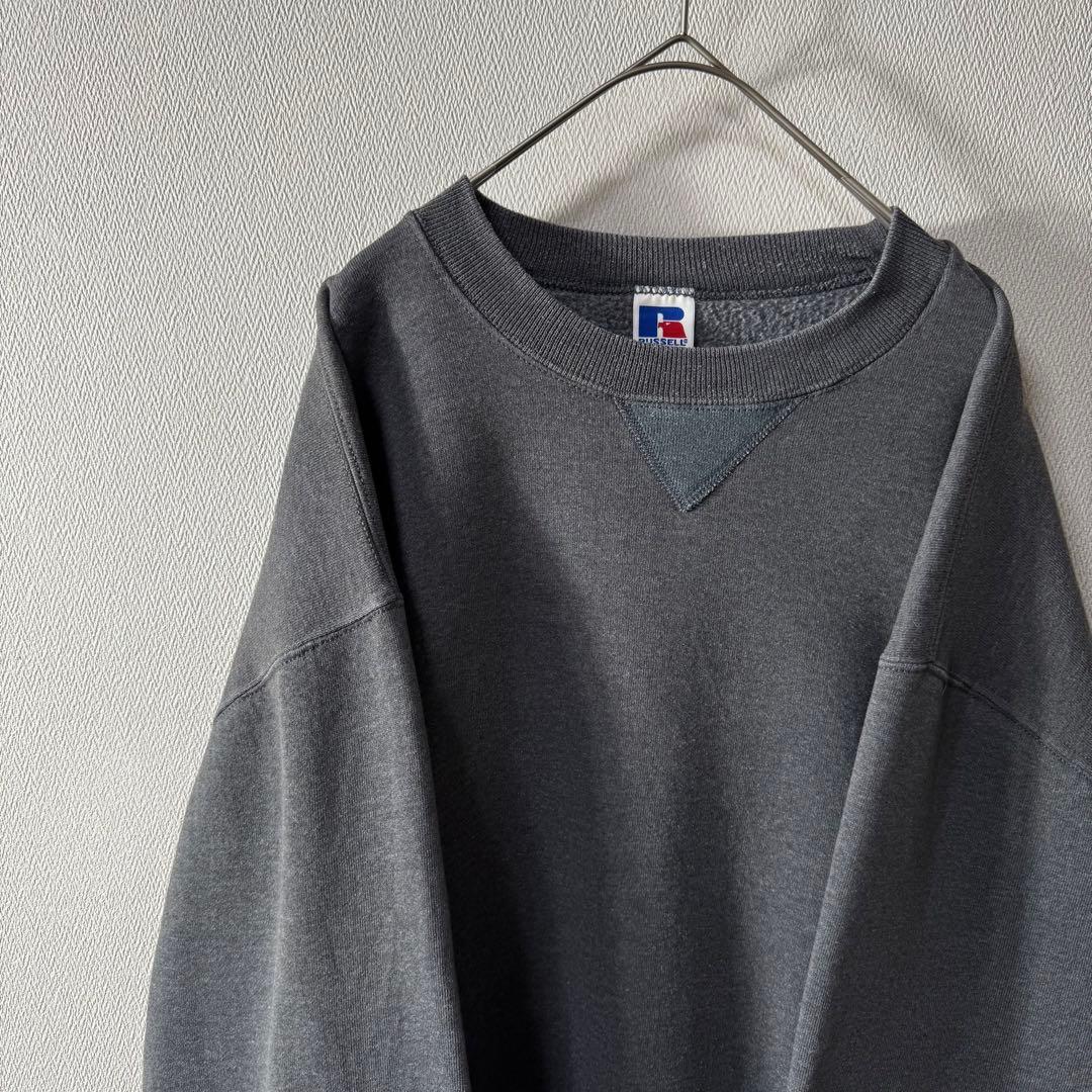 ダ*ム様 超激レア ツートン 90s USA製 RUSSELL plain 無地