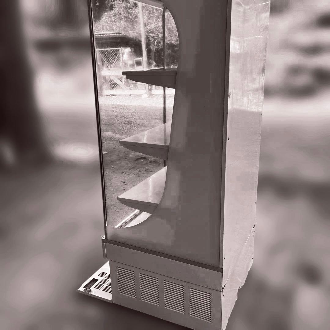 サンデン冷蔵ショーケースFL15 100V冷蔵庫 3段棚