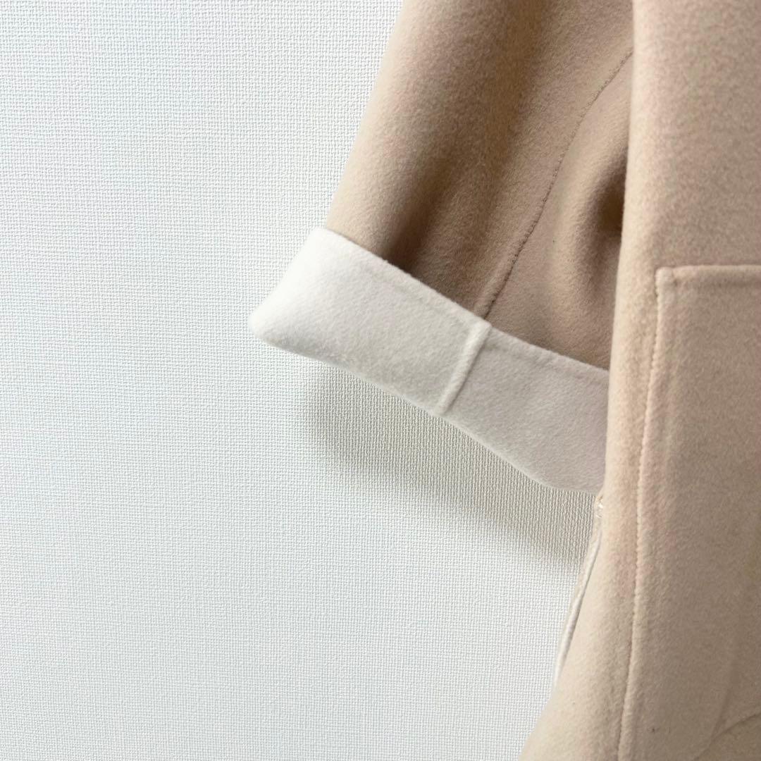 美品✨UNITED ARROWS バイカラー リバー ミドルコート　38