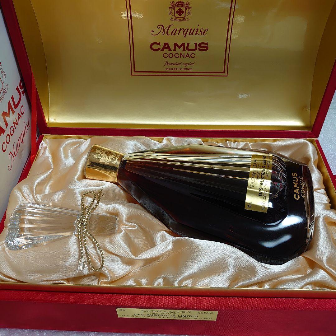 カミュ マルキーズ【未開封】バカラボトル700mlブランデー内箱・外箱・替え栓付