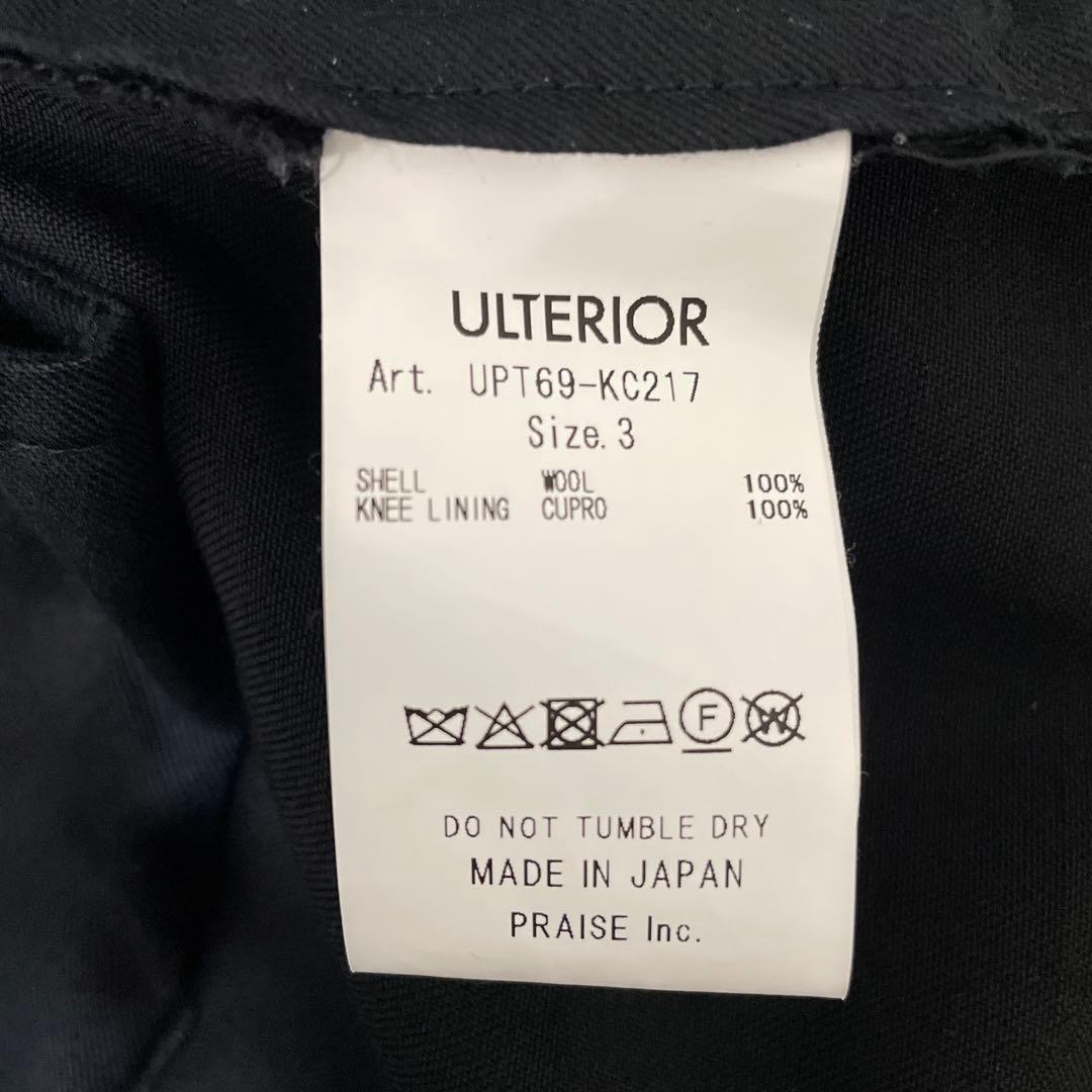 パンツ VINTAGE SOFT GABARDINE TUCKED TROUSERS