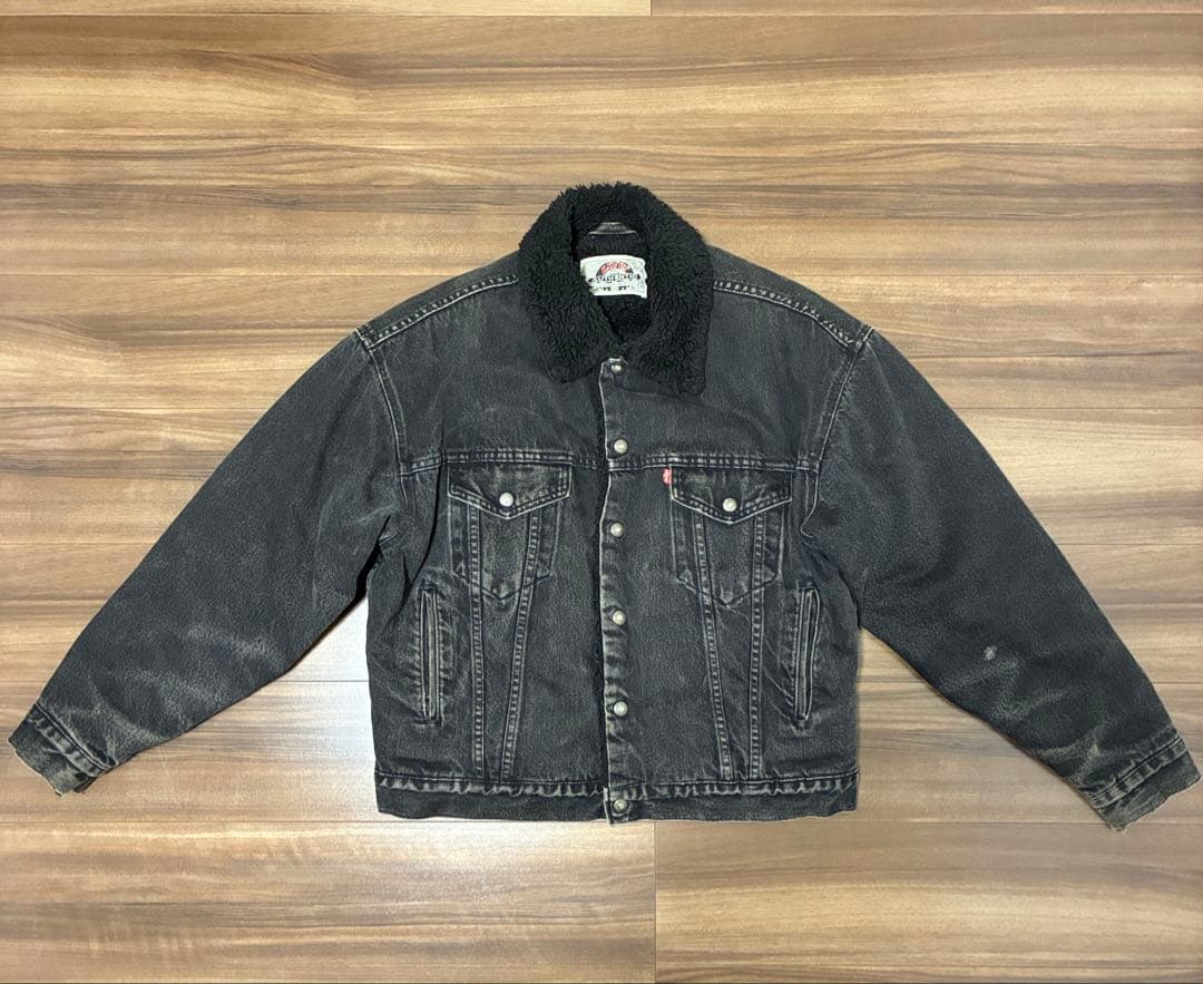 レア　90's LEVI'S 70629-4159 シェルパジャケット　ブラック
