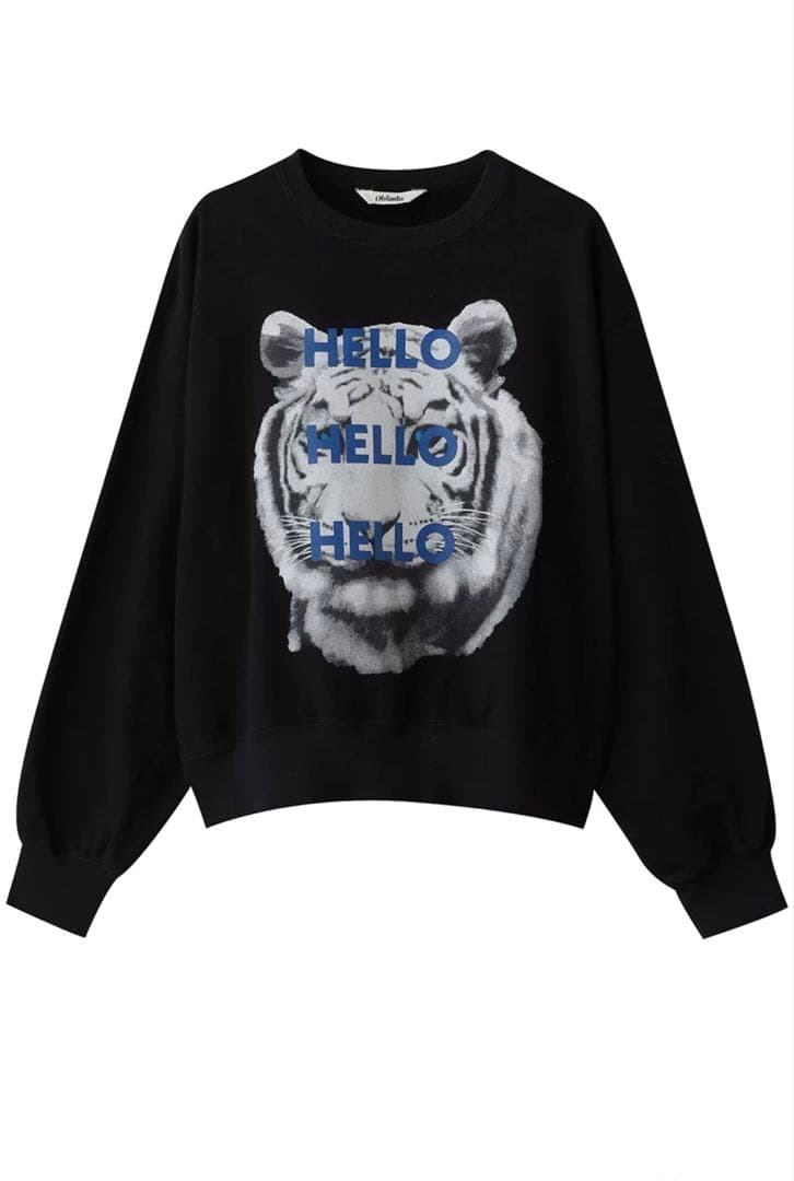 オブラダ　タイガースウェット　トレーナー　Tiger ブラック　Hello