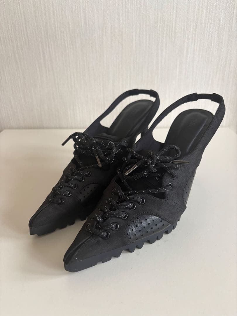 ★yellow★オンライン売り切れスニーカーミュール　Mサイズ