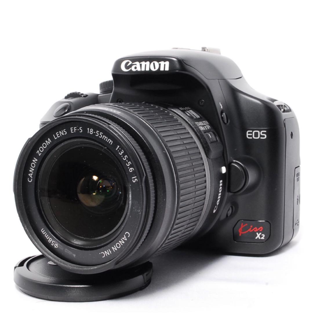 ショット数少なめ◆Canon Kiss X2◆新品級◆一眼レフカメラ◆手ぶれ補正