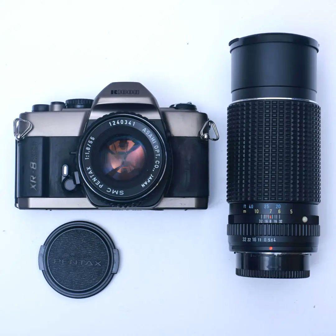 フィルムカメラ RICOH XR-8SUPER 単焦点レンズ2本