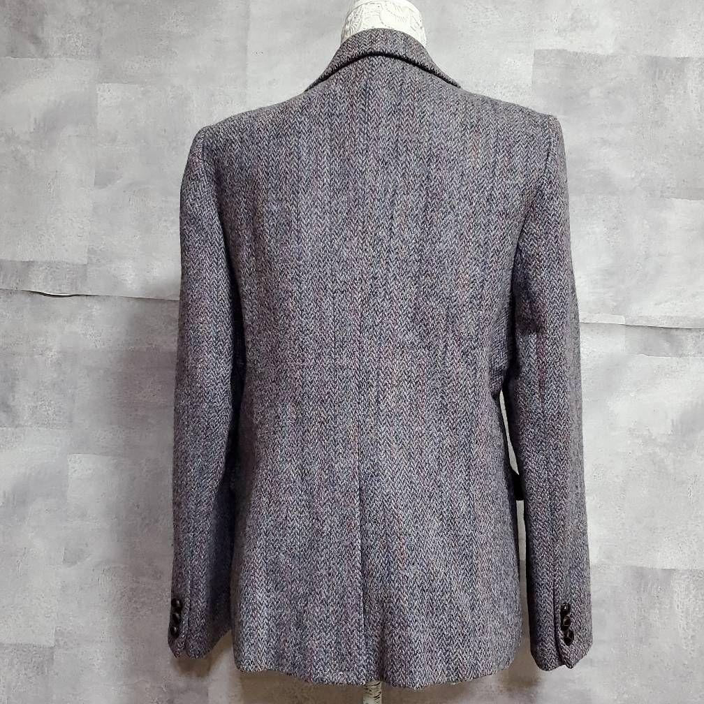 極美品XL リチャードエヴァンス ハリスツイード ウール100 ブレザー 米国製