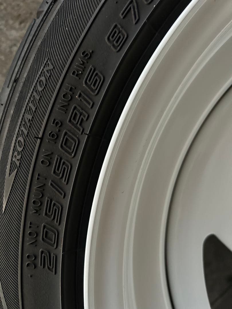 ESB TC-01 ホイール.タイヤセット6穴　中古 8.0j 16in＋15