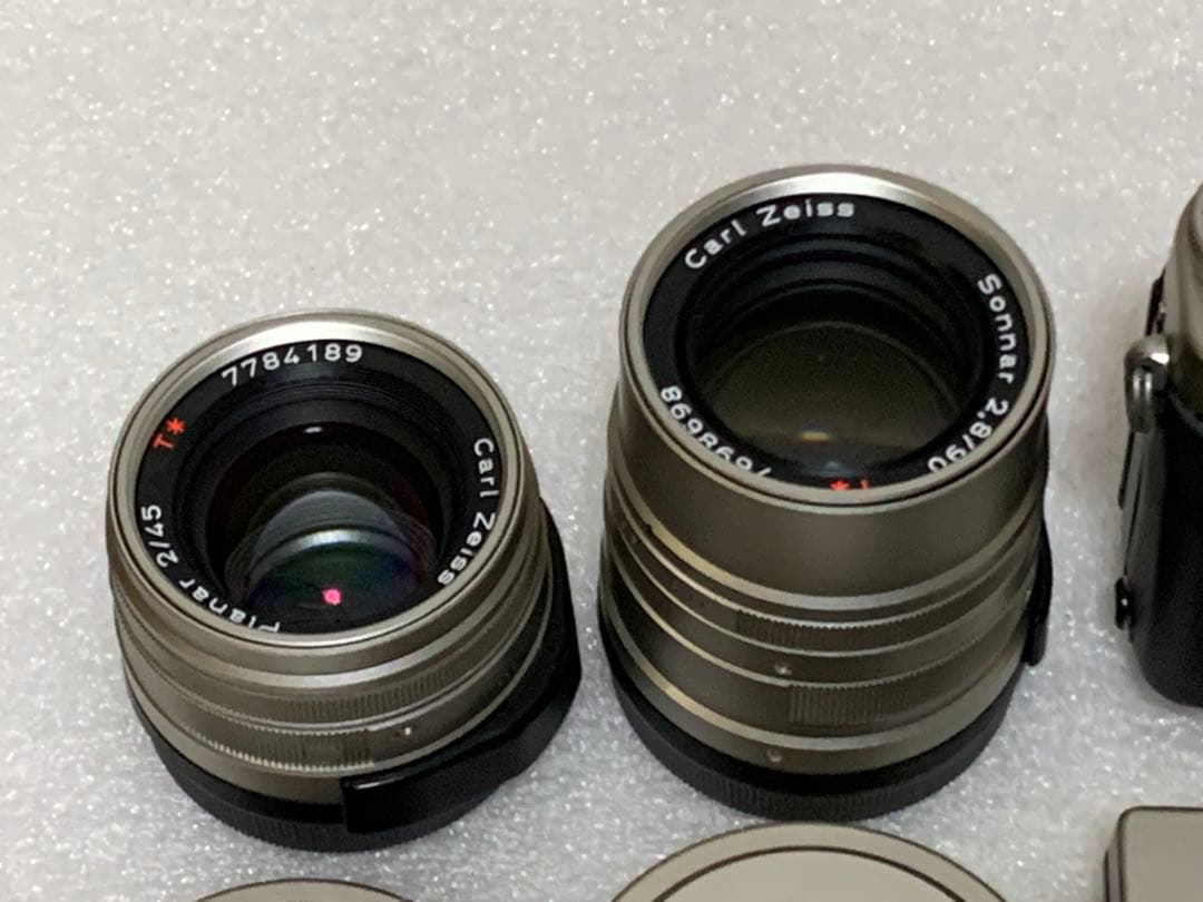 フィルムカメラ CONTAX G2 Planar 2/45 Sonnar 2.8/90 TLA