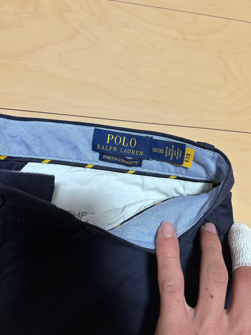 Polo Ralph Lauren ネイビー チノパン 33/32