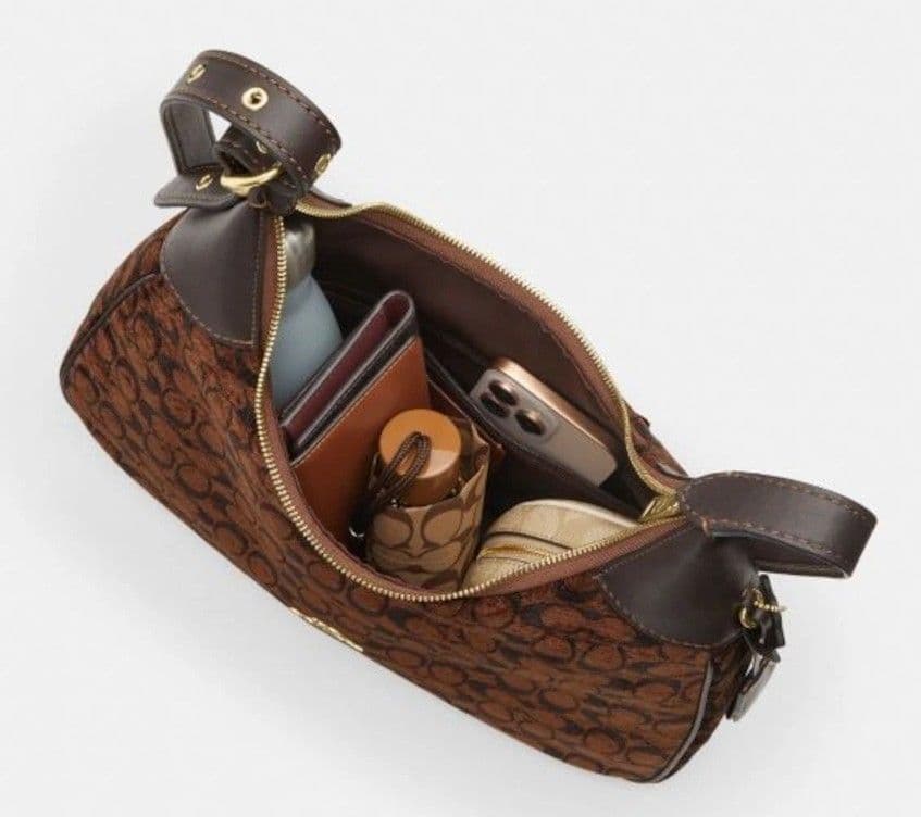 COACH エラ ショルダー バッグ・シグネチャー シェニール《新品未使用品》