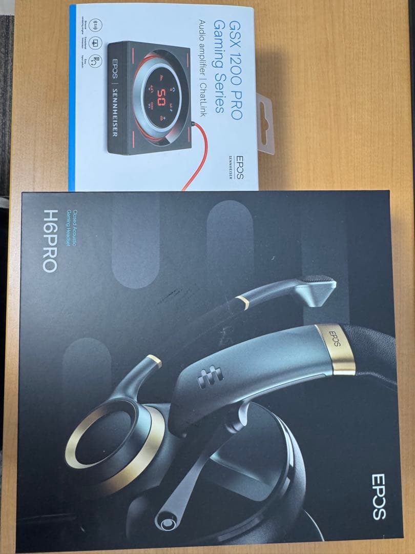 EPOS H6PRO ゲーミングヘッドセット GSX 1200PRO付き