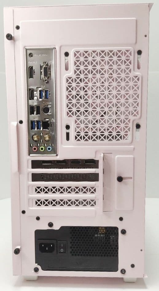 パステルピンクのゲーミングPC 新品パーツRyzen 5700X RTX4060