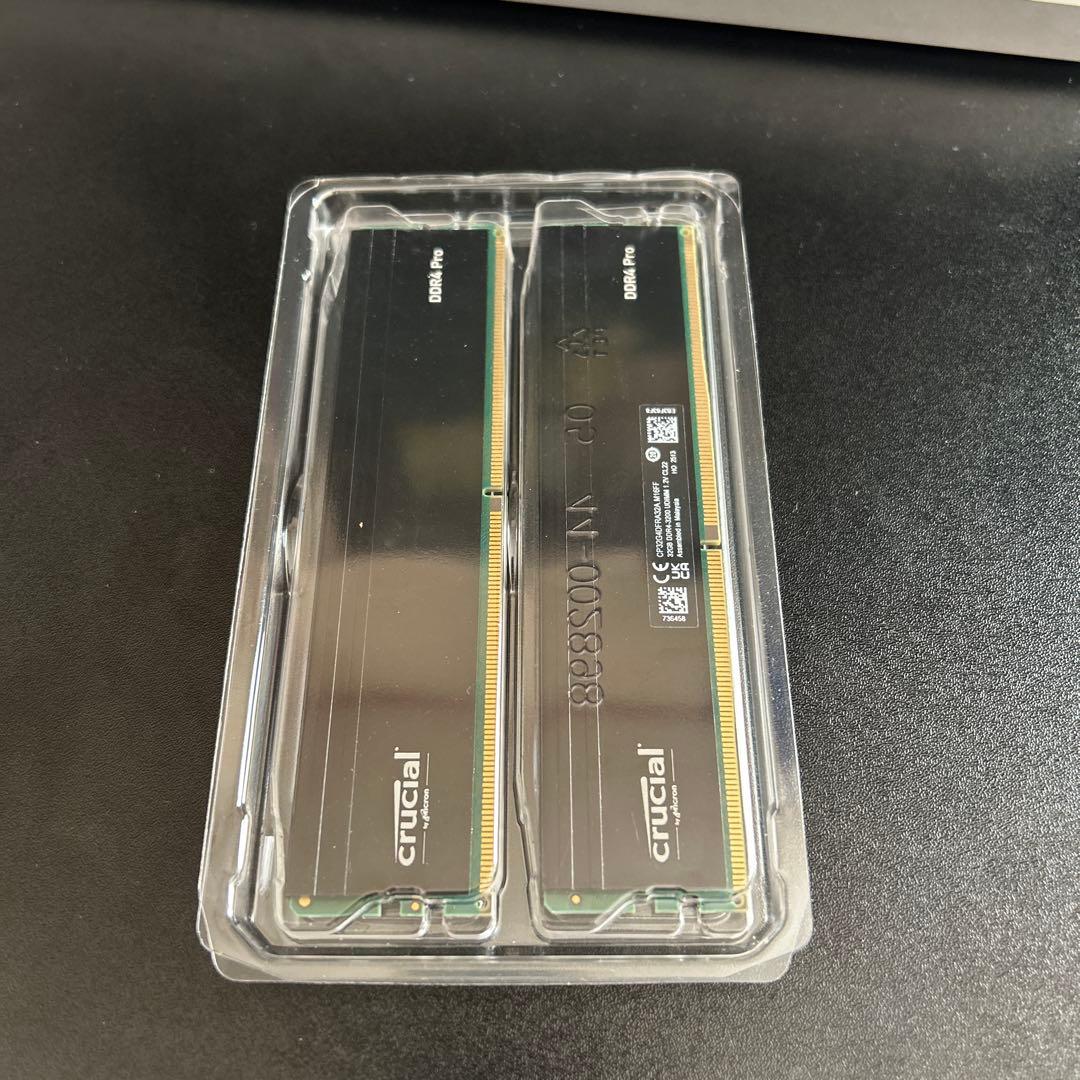 CrucialPRO デスクトップ用メモリ 32GBX2枚 DDR4-3200