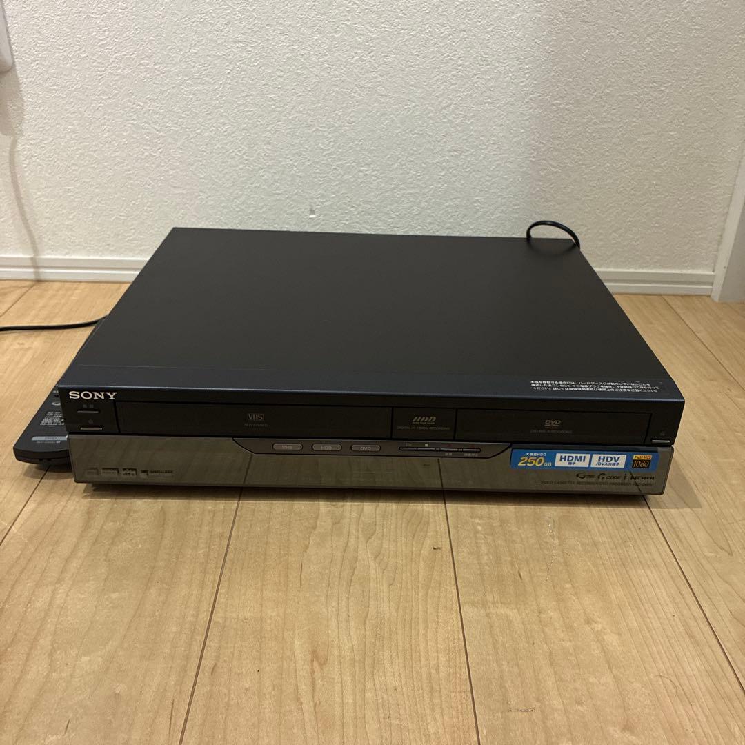 完動品！！VHS・DVDレコーダー SONY RDZ-D60V