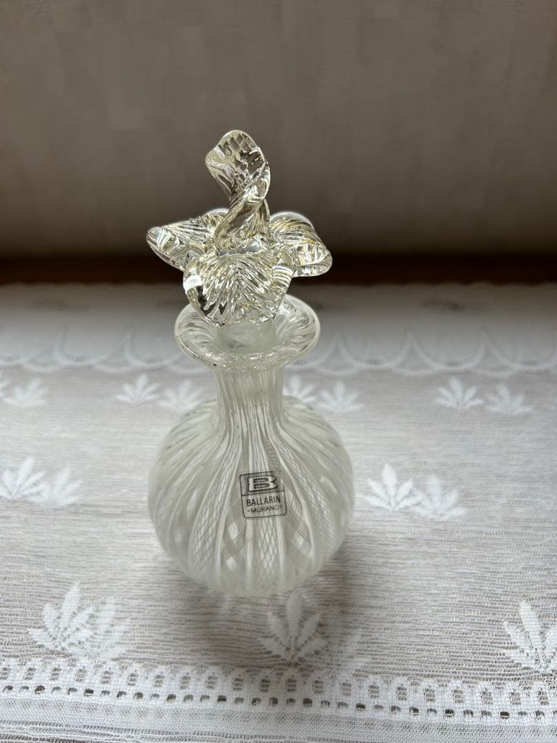 専用　ヴェネチアンガラス ムラーノガラス レース BALLARIN 香水瓶
