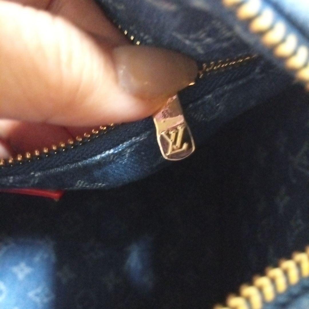 LVロゴファッションハンドバッグ、デニム