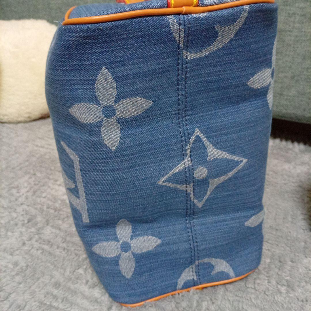 LVロゴファッションハンドバッグ、デニム