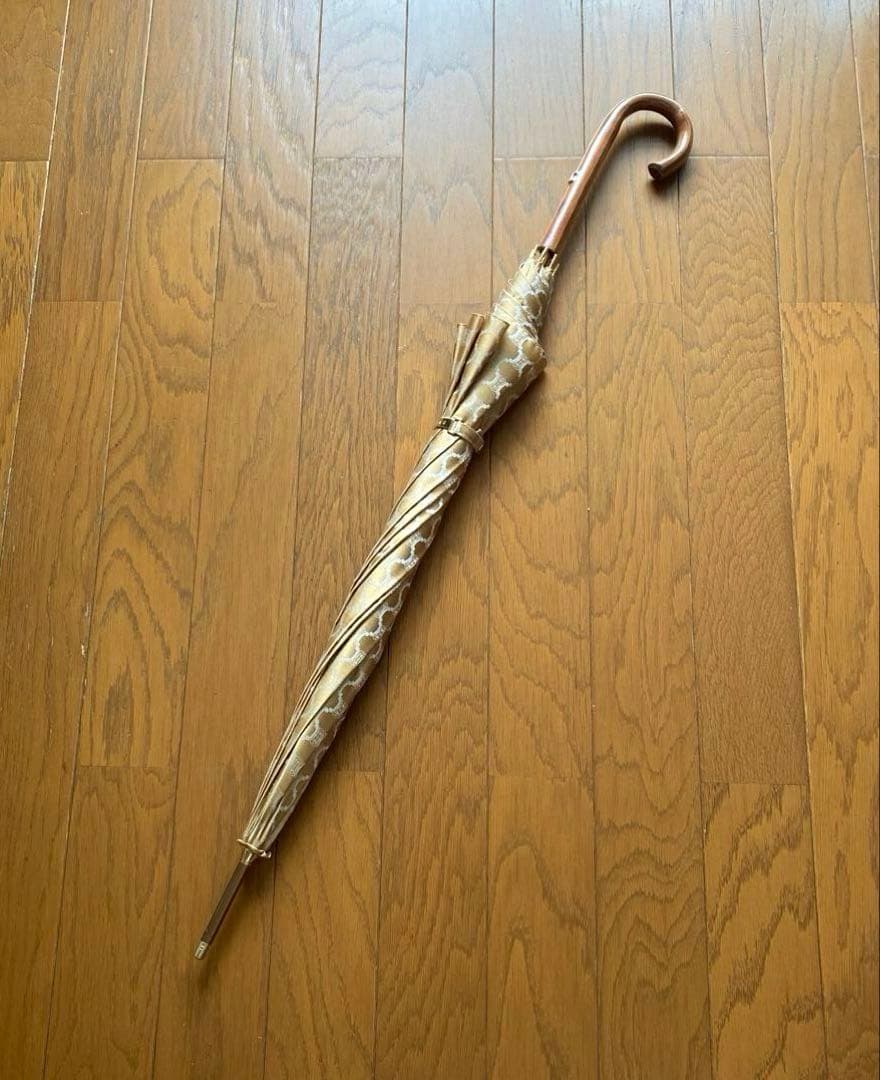 CELINE セリーヌ 雨傘 マカダム総柄ゴールド