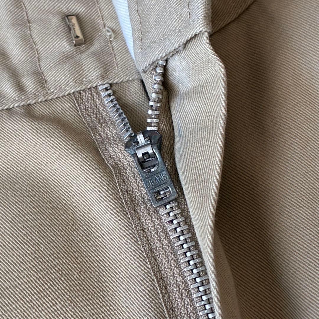 《アルミジップ》70s USA製 Dickies“ディッキーズ“チノパン