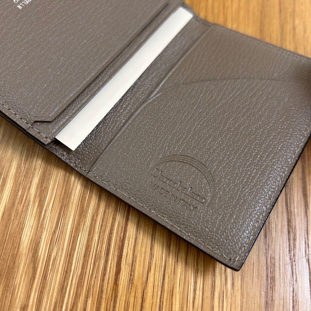 L'arcobaleno ラルコバレーノ 名刺入れ ブラック ビジネス レザー