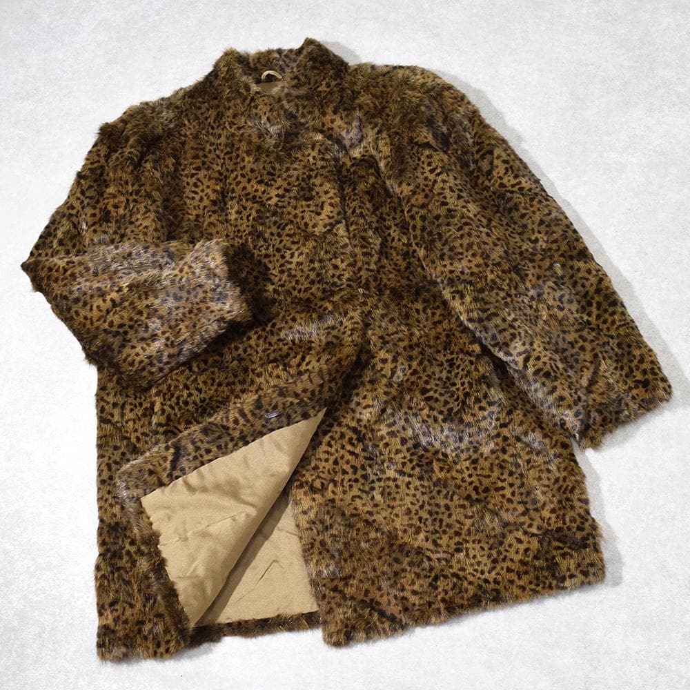 エンバ EMBA シェアード ウィーゼル ファー 毛皮コート ヒョウ柄 ミンク