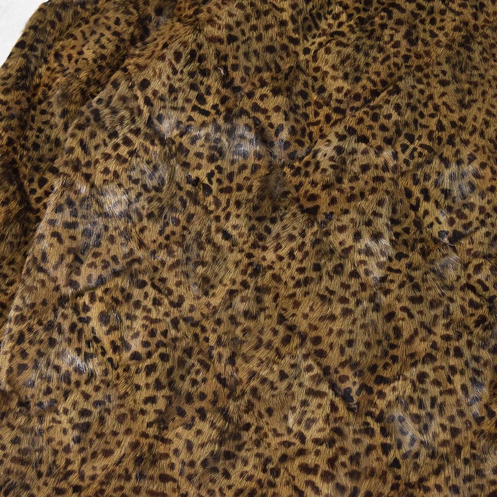 エンバ EMBA シェアード ウィーゼル ファー 毛皮コート ヒョウ柄 ミンク