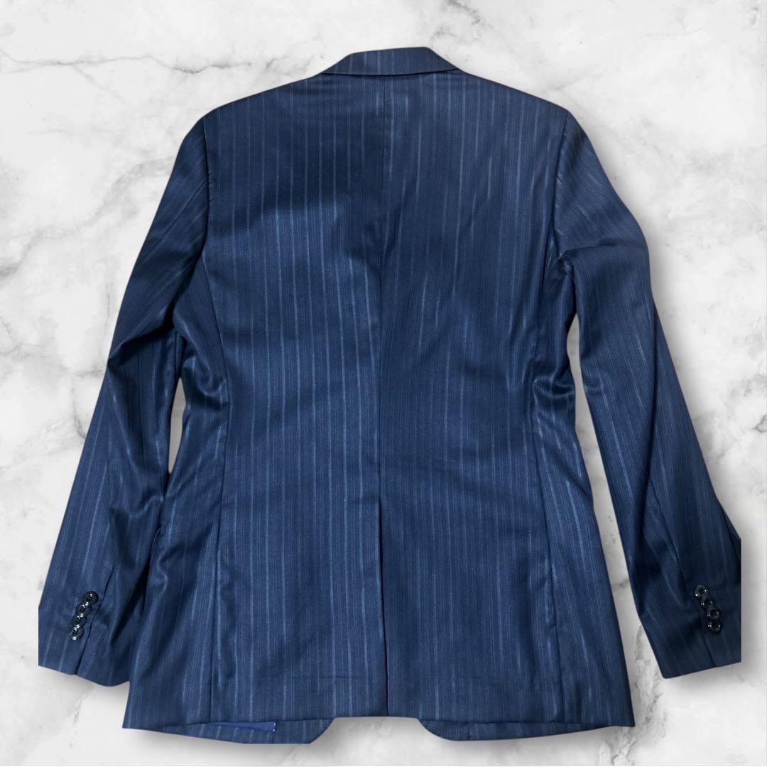 MONSIEUR NICOLE セットアップ ビジネススーツ 結婚式 ストライプ