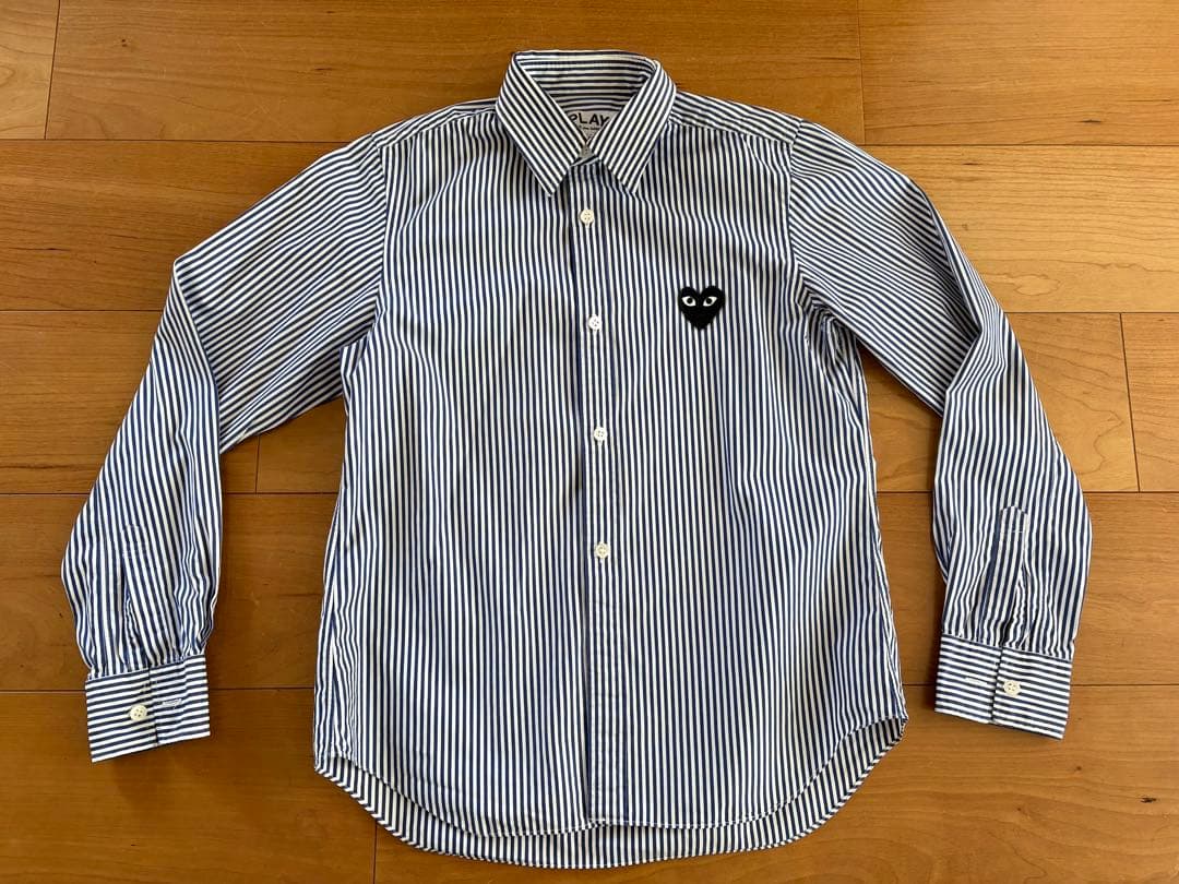 PLAY COMME des GARÇONS ストライプシャツ M