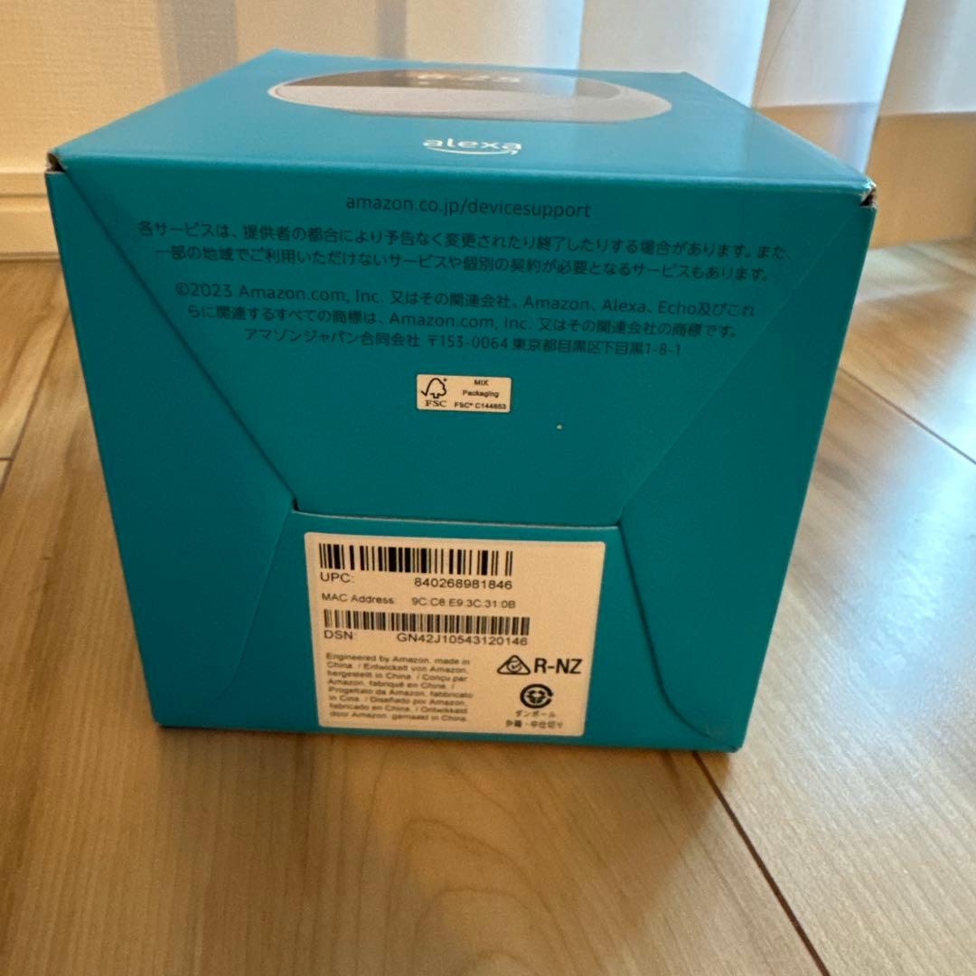 【新品未開封】Amazon エコースポット グレーシャーホワイト