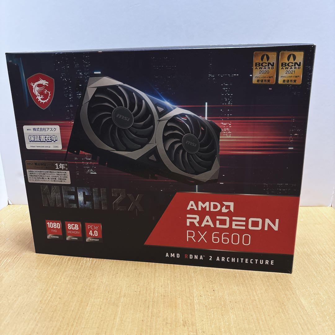 CPU MSI Radeon RX6600 MECH 2X 8G