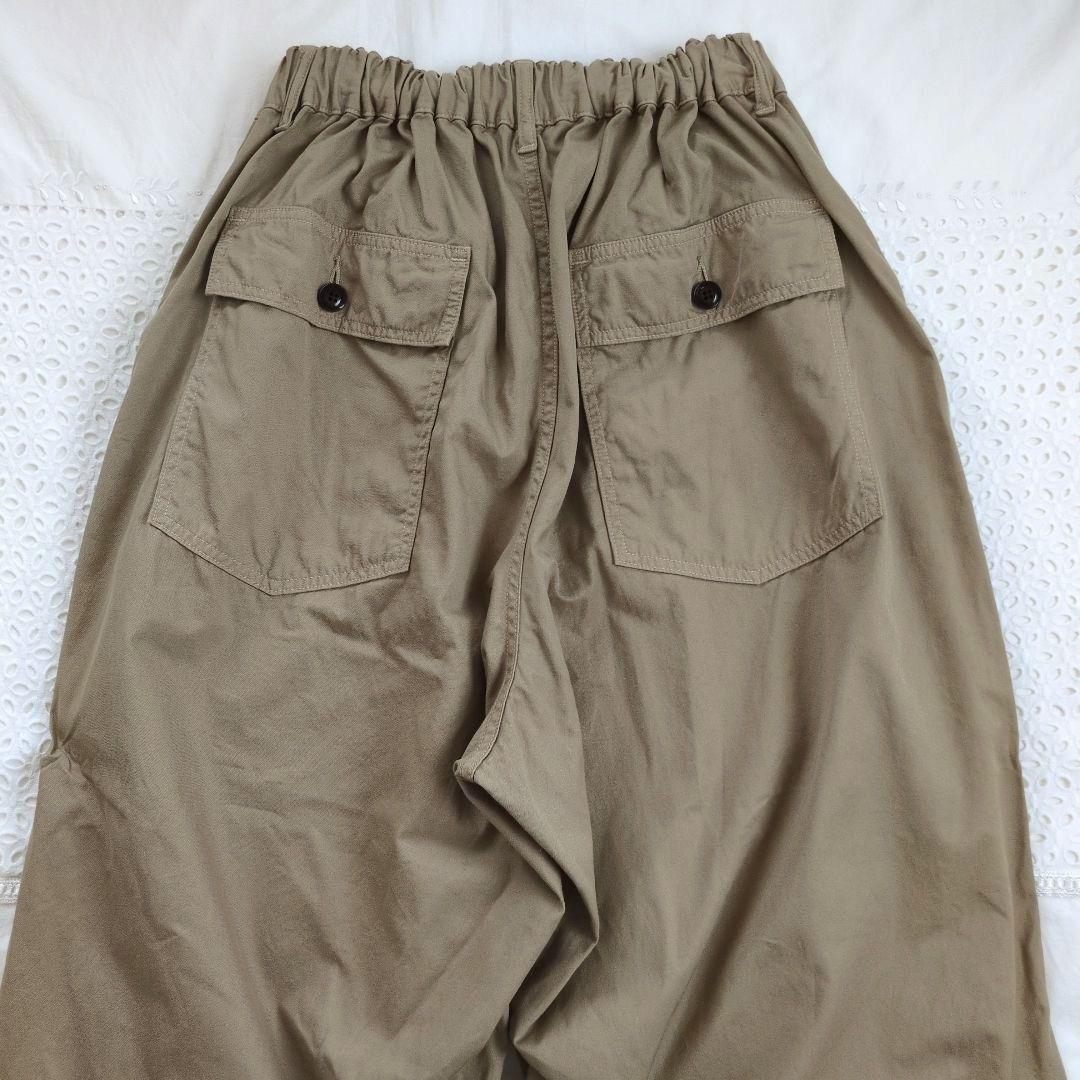 【美品】ハーベスティ　オーバーパンツ　60/2ギャバ　ワイドパンツ