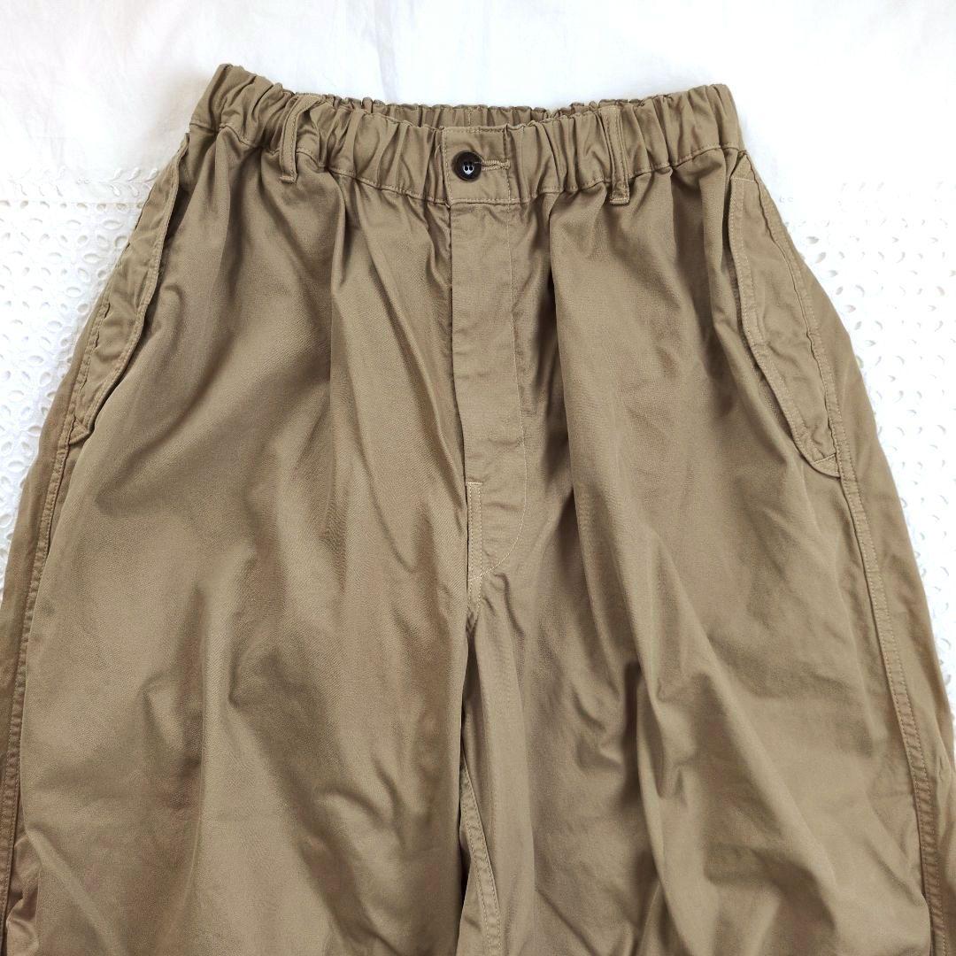 【美品】ハーベスティ　オーバーパンツ　60/2ギャバ　ワイドパンツ