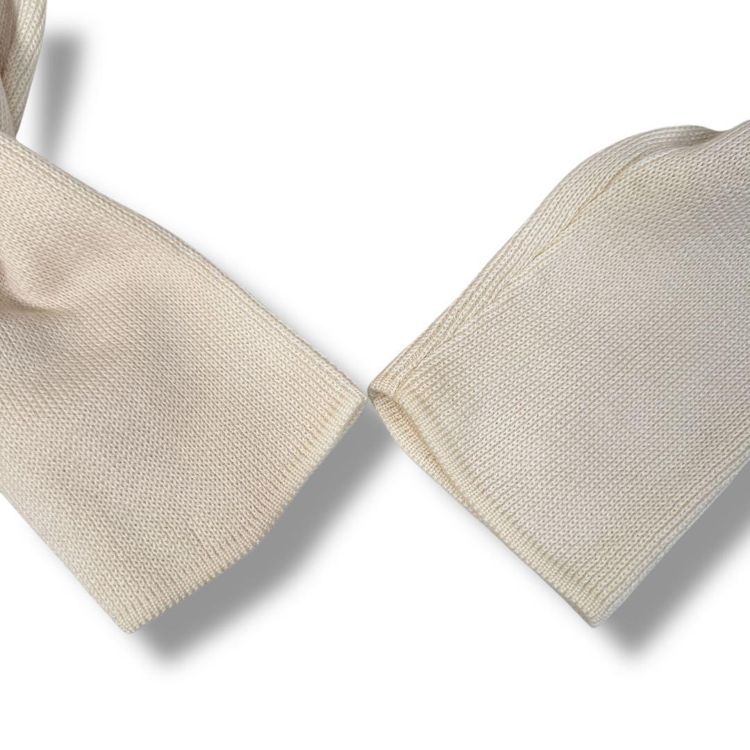 GUCCI グッチ シルク混 シェリーライン ニット セーター アイボリー L