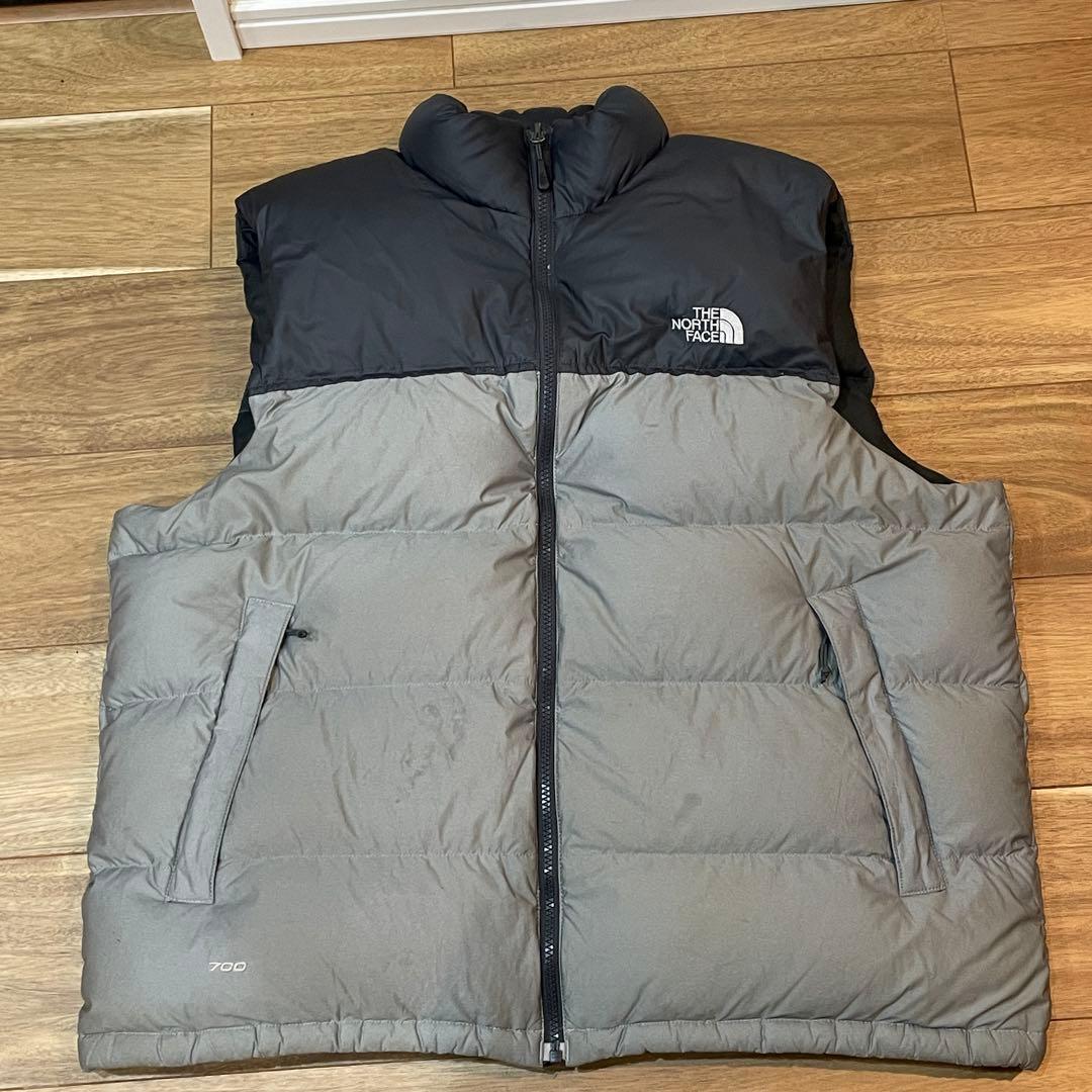 THE NORTH FACE 700 USヌプシダウンベスト グレー　 XL