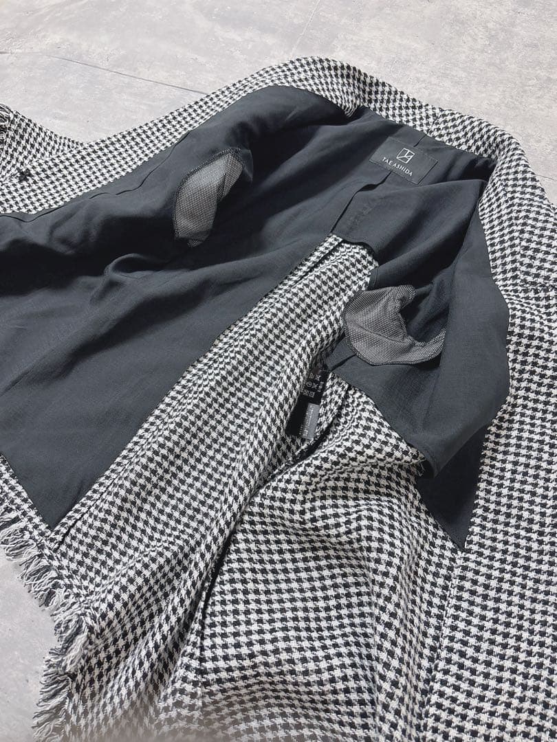 未使用級　美品TAE ASHIDA 2022　ツイードアシンメトリー ジャケット