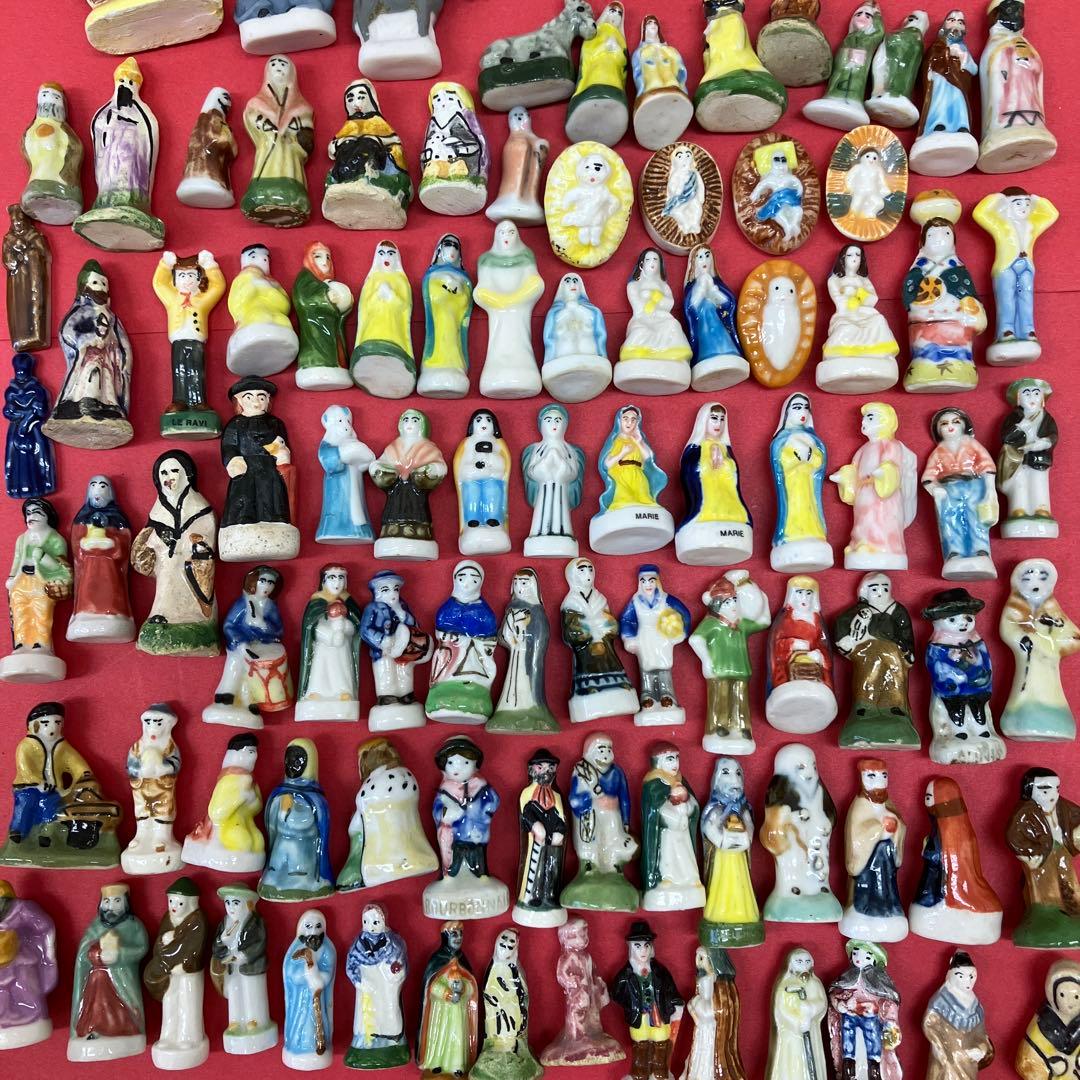 フランスアンティーク★フェーブ　フェーヴ大量105個セット★マリア様　幼子イエス