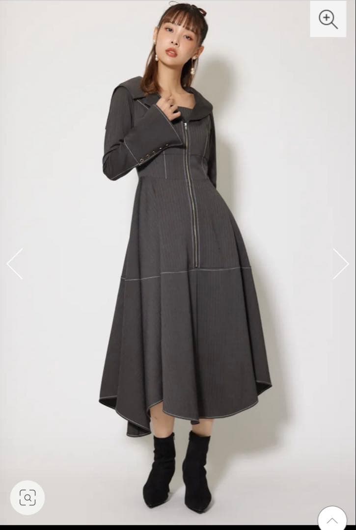 【最終値下げ】 rienda リエンダセーラーディティールフレアワンピース