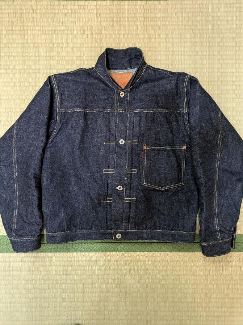 大戦モデルデニムジャケット ハンドメイド 42 Mサイズ Tバック