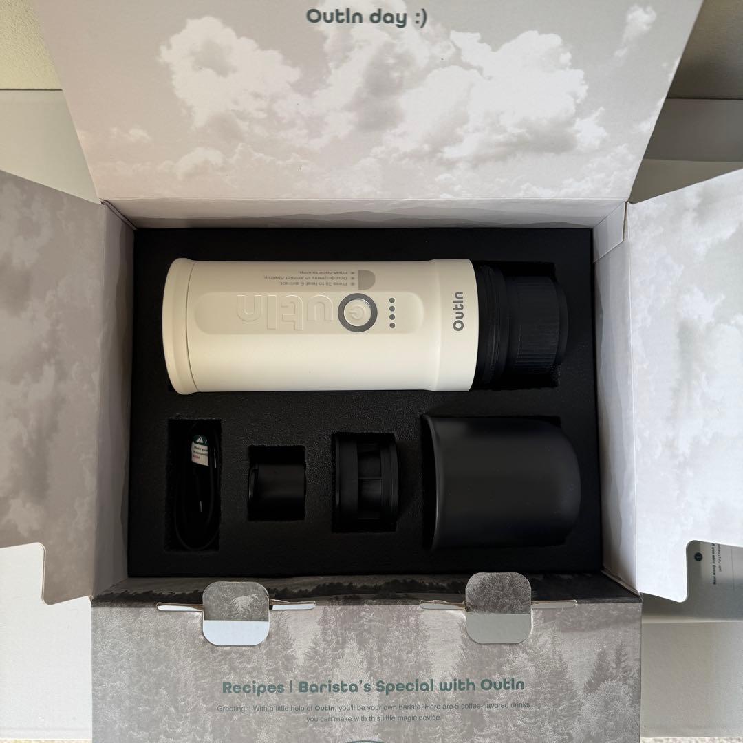 outin nano エスプレッソ pearl white パールホワイト