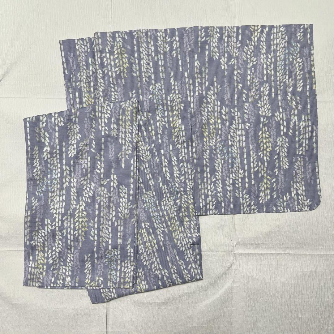 【再値下げ！】みすゞうた 浴衣 空いろの花 藤色