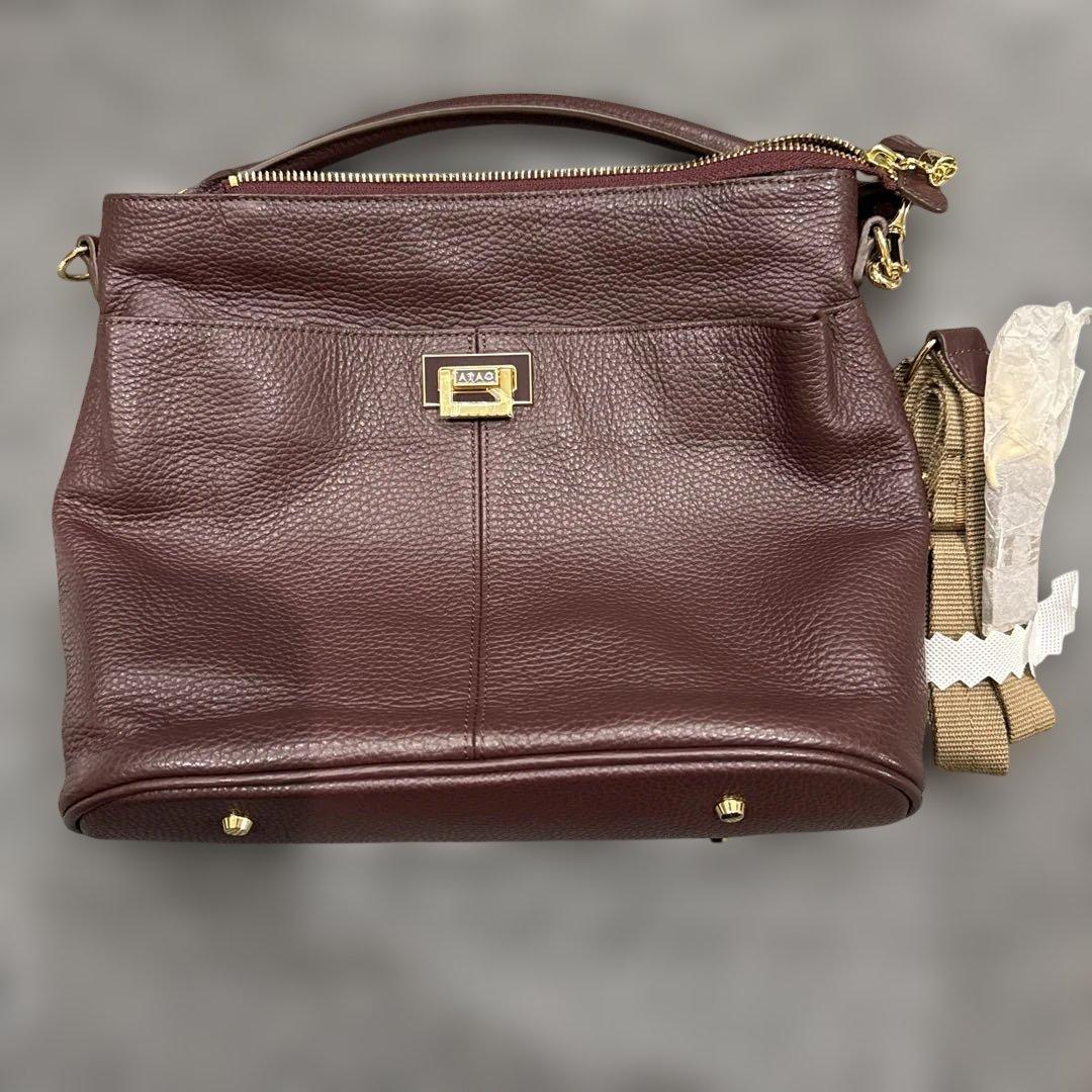 ATAO ウィークエンド　バーガンディ　美品